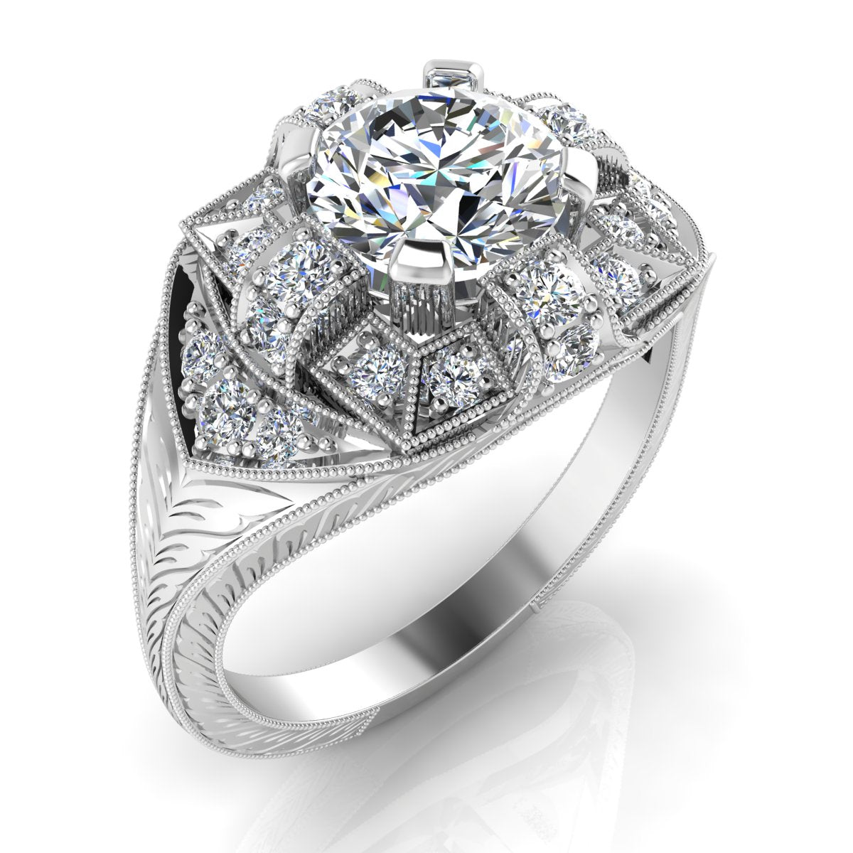 Gordon Clark Classic Diamond Engagement Ring