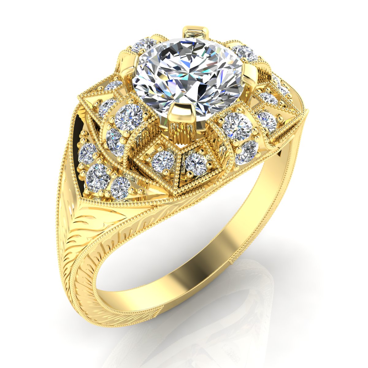 Gordon Clark Classic Diamond Engagement Ring