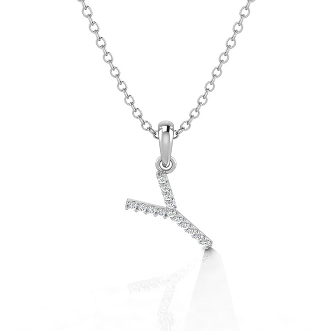 Letter Y Pendant with Jump Ring and 3mm Bail by Jolie Designs