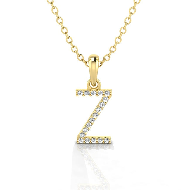 Jolie Designs Letter Z Personalized Pendant Necklace