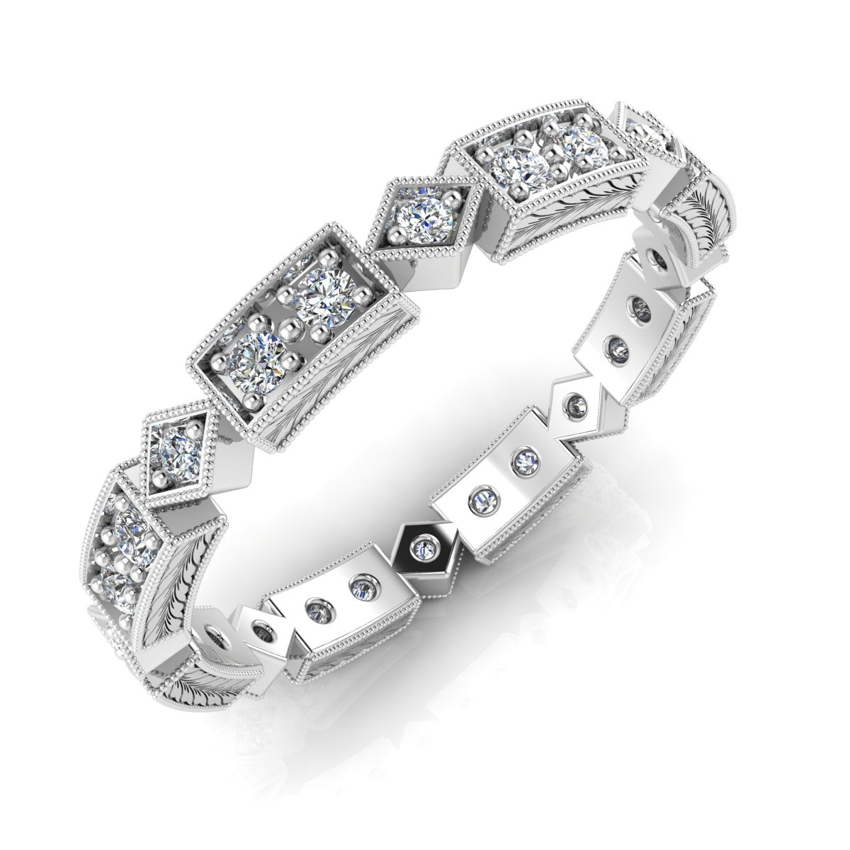 Elegant Nuevo Diamond Detailed Jewelry by Jolie Designs