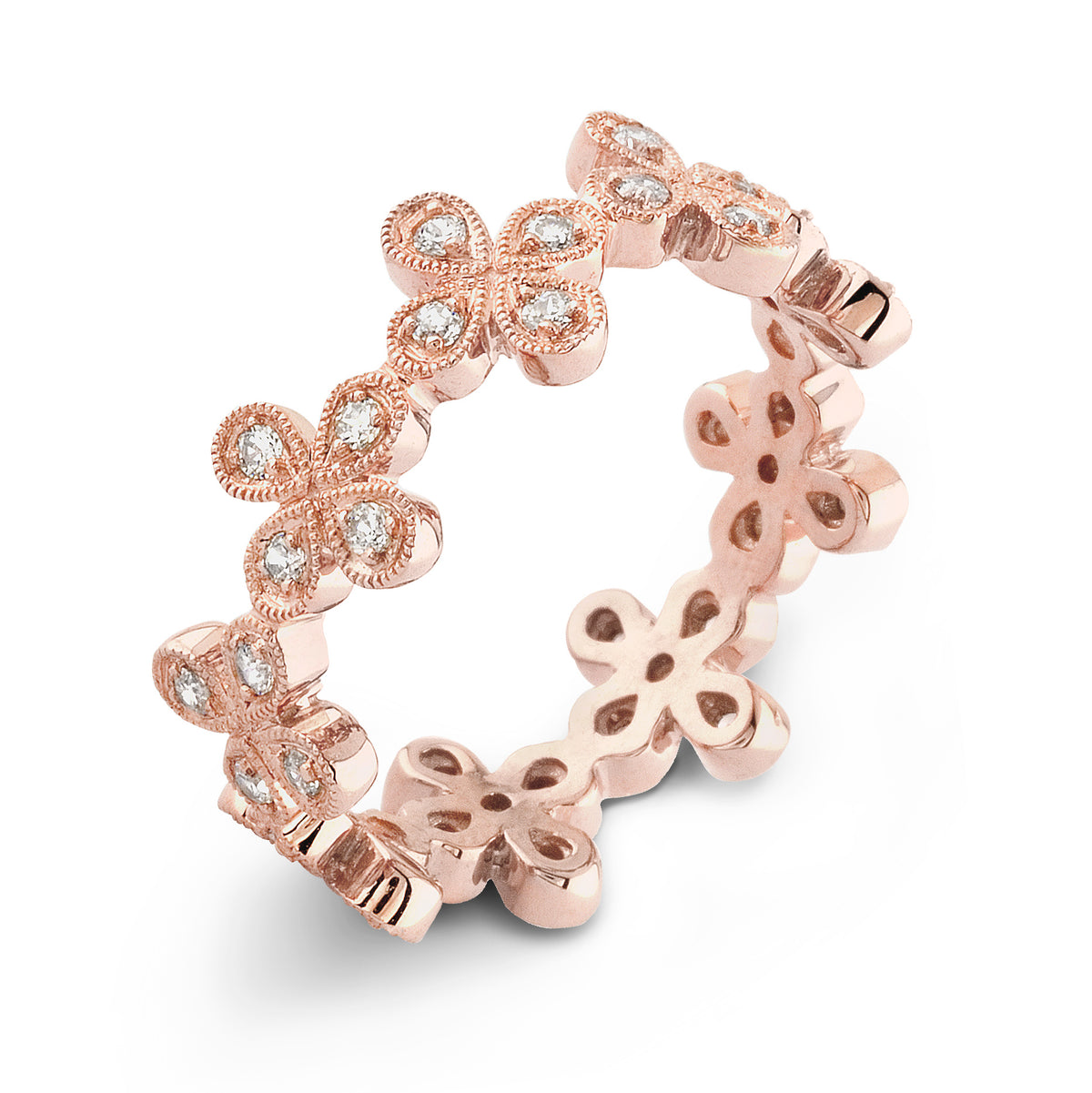 Hand Crafted Gold Diamond Ring | Jolie Designs