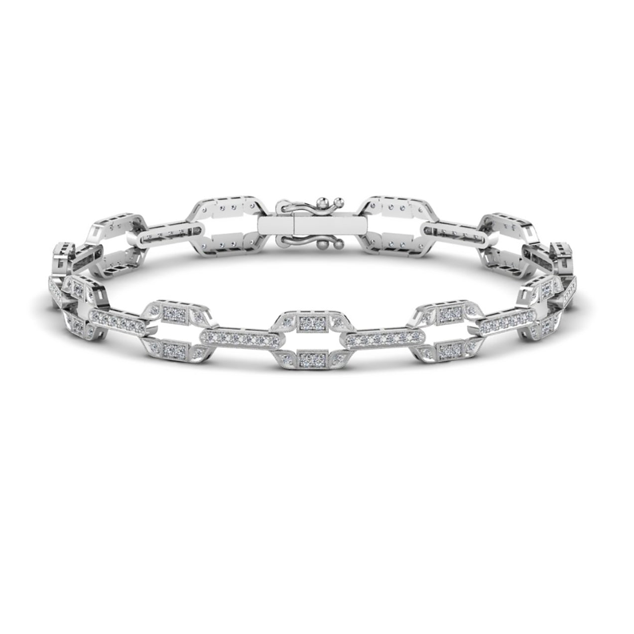 Vintage Art Deco Diamond Bracelet by Jolie Designs