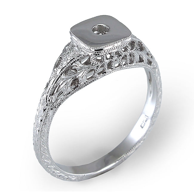 Antique Inspired Diamond Engagement Ring by Gordon Clark