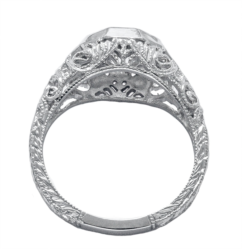 Vintage Inspired Diamond Engagement Ring by Gordon Clark