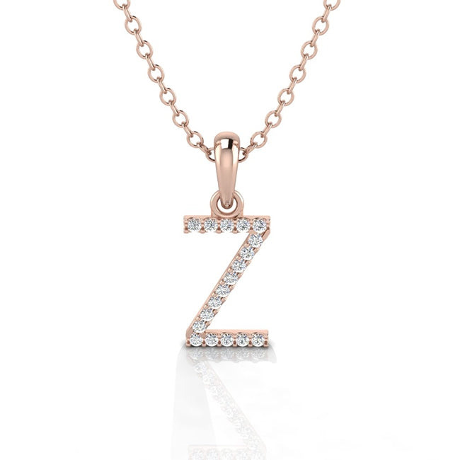 Jolie Designs Letter Z Personalized Pendant Necklace
