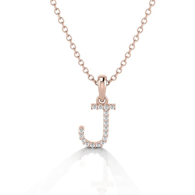 Initial Letter J Charm with Jump Ring and 3mm Bail by Jolie Designs
