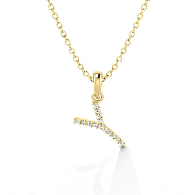 Letter Y Pendant with Jump Ring and 3mm Bail by Jolie Designs