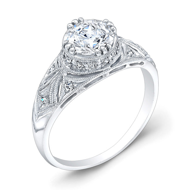 Jolie Designs Antique Style Diamond Engagement Ring - R032D