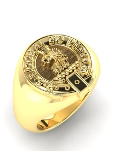Custom 18K Gold Signature Ring by Jolie Designs