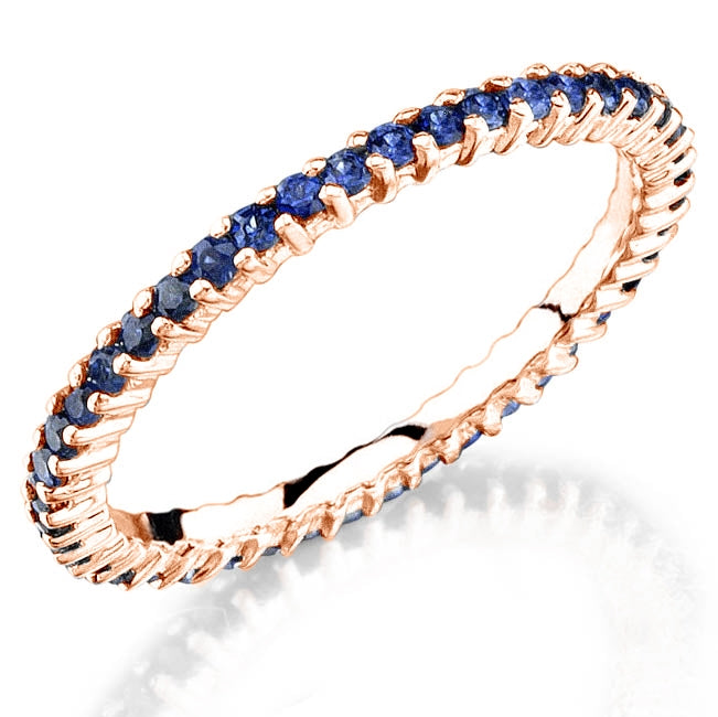 Petite Classic Prong Set Eternity Diamond Ring by Jolie Designs