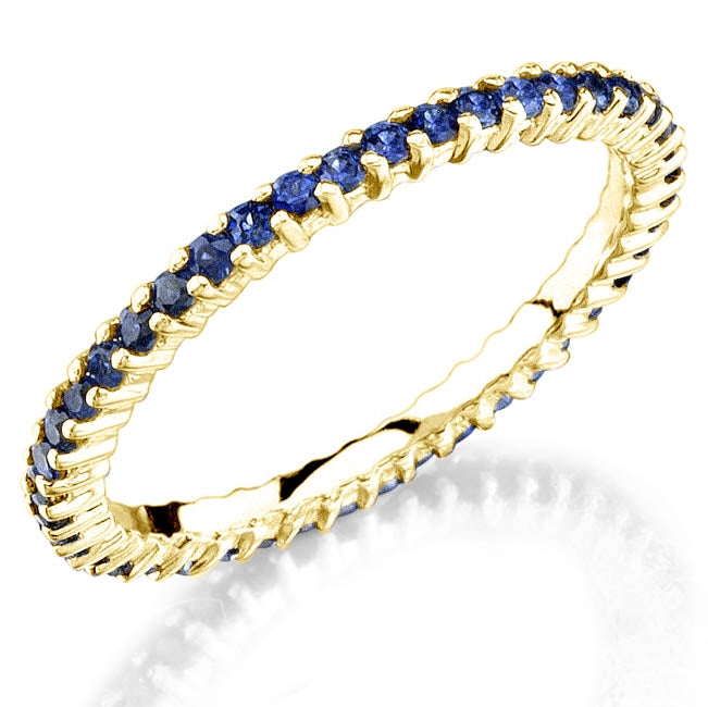 Petite Classic Prong Set Eternity Diamond Ring by Jolie Designs